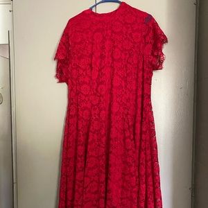 Red evening dress torrid